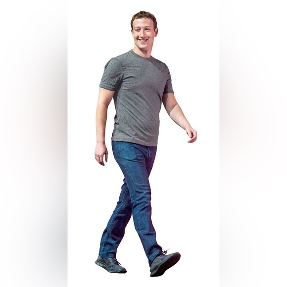 Mark Zuckerberg LIFE SIZE Cardboard Cutout with FREE Shipping!